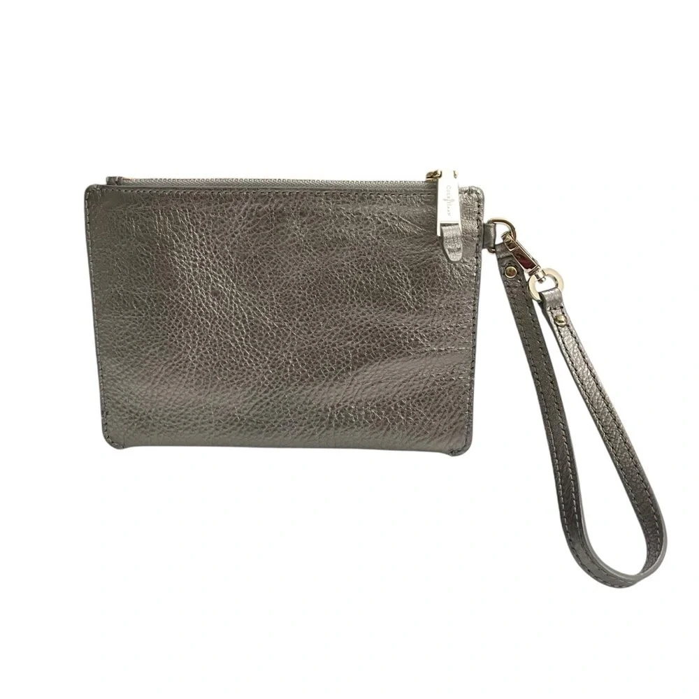Cole Haan Women's Silver and Grey Wallet-purse